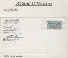 Arctic USA USCGC Balsam  Cover 2 Signatures   Ca 13608 Adak Alaska SEP 6 1967 (ZB175) - Arctic Expeditions