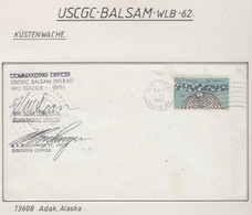 Arctic USA USCGC Balsam  Cover 2 Signatures   Ca 13608 Adak Alaska SEP 6 1967 (ZB175) - Expediciones árticas