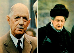 Colombey Les Deux églises * Le Général De Gaulle Et Madame De Gaulle * Politique Président De La République - Colombey Les Deux Eglises