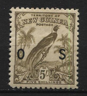 NOUVELLE GUINEE 1931 - Y&T Sce 21 Surcharge - Oiseau - Neuf * (MLH) Avec Charniere - Deutsch-Neuguinea