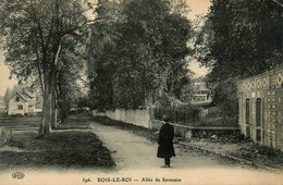 Bois Le Roi * Allée De Sermaise * Villageois - Bois Le Roi