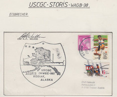 Arctic USA USCGC Storis  Cover Signature Cover  Ca Kodiak OCT 14 1987 (ZB177B) - Arctic Expeditions