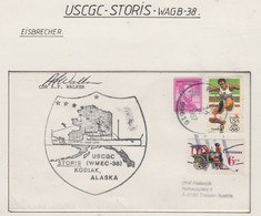 Arctic USA USCGC Storis  Cover Signature Cover  Ca Kodiak OCT 14 1987 (ZB177B) - Expéditions Arctiques