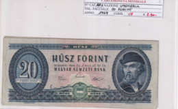 UNGHERIA 20 FORINT 1969 P169E - Hongarije