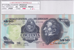 URUGUAY 50 PESOS 1989 P61A - Uruguay