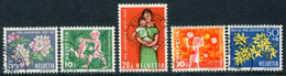 SWITZERLAND 1962 Pro Juventute Set Used.  Michel 758-63 - Used Stamps