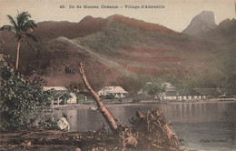 CPA TAHITI - Ile De Moorea  - Village D' Afareaitu - Cliché Gauthier - Tahiti