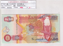 ZAMBIA 50 KWACHA 2006 P33 - Zambie