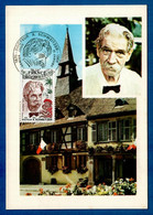 Frankreich / France  1975   Mi.Nr. 1901 , Docteur Albert Schweitzer - Maximum Card - Kaysersberg 11 Janvier 1975 - Albert Schweitzer