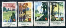 DDR / E. GERMANY 1969 Forest Protection MNH / **.  Michel 1462-65 - Ungebraucht