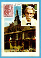 Monaco 1975   Mi.Nr. 1175 , Docteur Albert Schweitzer - Maximum Card -  Monaco 13-5- 1975 - Albert Schweitzer