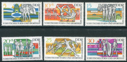 DDR / E. GERMANY 1969 Gymnastics And Sports Festival MNH / **.  Michel 1483-88 - Unused Stamps