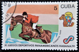 Timbre De Cuba 1990 The 11th Pan-American Games  Havana  Y&T N° 3081 - Used Stamps