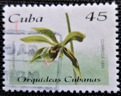 Timbre De Cuba 1995 Orchids   Y&T N° 3470 - Oblitérés