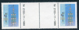 ALAND ISLANDS 1990 Definitive 1.50 M Normal Paper Gutter Pair MNH / **.  Michel 10x - Ålandinseln