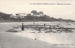 CPA - FRANCE - 44 - SAINT BREVIN L'OCEAN - Plage Près Du Pointeau - Collection F Chapeau NANTES 56 - Saint-Brevin-l'Océan