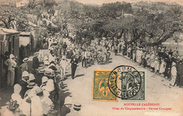 CPA NOUVELLE CALEDONIE - Fêtes Du Cinquantenaire - Danses Canaques - W H L Editeur - Nieuw-Caledonië