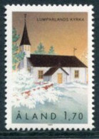 ALAND ISLANDS 1990 Lumparland Church MNH / **.  Michel 43 - Ålandinseln