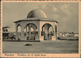 SOMALIA - MOGADISCIO / Muqdisho / Mogadishu - PADIGLIONE PER LA LOCALE BANDA - FOTO A. PARODI 1930s (11502) - Somalia