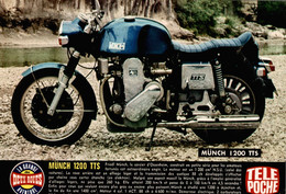 Fiche Technique D'une Münch 1200 TTS, Découpée Dans Télé Poche - Motos