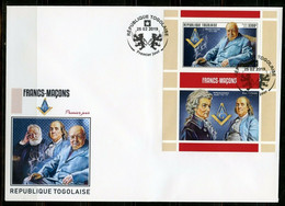 Togo 2019, Masonry, Churchill, BF FDC - Sir Winston Churchill