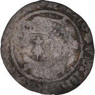 Monnaie, France, Charles VIII, Liard Au Dauphin De Bretagne, Rennes, TB+ - 1483-1498 Carlo VIII