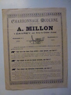 Charronnage Moderne A Millon Davrey Ervy Le Châtel 10 Aube Charron Attelage - Imprimerie & Papeterie