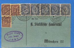 Allemagne Reich 1923 Carte Postale De Jsny (G11079) - Briefe U. Dokumente