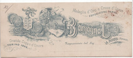 18773 " BORGOGNO LUIGI-LA MORRA-SPECIALITA' VINI BAROLO " CARTONCINO Cm 6 X 15 CIRCA - Visiting Cards