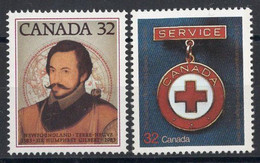 Canada N°853** & 871** Neufs Sans Charnières TB Cote : 1.80€ - Unused Stamps