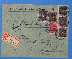 Allemagne Reich 1923 Lettre Einschreiben De Borger (G11097) - Briefe U. Dokumente