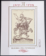 Hungary, 1979, Mi 3333, 450th Anniversary Of The Death Of Durer, "Dancing Peasant Couple", Block 136, MNH - Dance