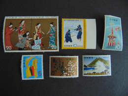 Très Beau Petit Lot De 7 Timbres Neufs Sans Charnière - Collections, Lots & Séries