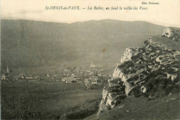 St Denis De Vaux * Les Roches Et Au Fond , La Vallée Des Vaux * Vue Sur Le Village - Other & Unclassified