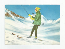 33 Bordeaux Laboratoires Sarget Ambrine Pub Femme Ski Illustrée 1965 - Bordeaux