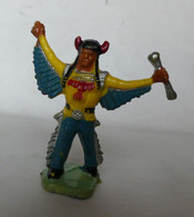 Figurine Guilbert INDIEN SORCIER 60's Pas Starlux Clairet Cyrnos - Starlux