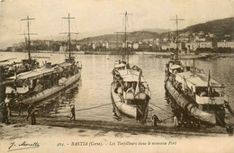 Bastia * Les Torpilleurs Dans Le Nouveau Port * Bateau Navire De Guerre - Bastia