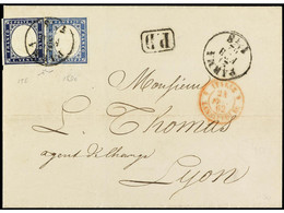 ITALIA. 1862. PARMA A FRANCIA. 20 Cts. (2) En Dos Tonos De Color Distintos. Sa.Cer. 15E, 15Dc. - Sonstige & Ohne Zuordnung