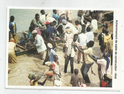 Afrique Mali Acheminement De Sable De Construction Métier  Carte Double - Mali