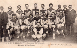 CPA De Léquipe 1ère De Rugby De LIMOGES,circa 1926. - Limoges