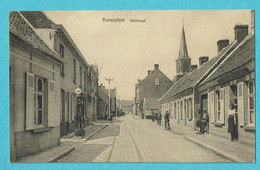 * Knesselare (Oost Vlaanderen) * (A. François Fol Brugge) Veldstraat, Animée, église, Kerk, Tramway, Zeldzaam, TOP - Knesselare