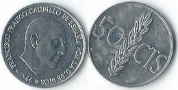 MM229 - SPANJE - SPAIN - 50 CENTIMES 1966 - 50 Centiem