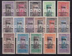 Togo N°84/100 - Neuf * Avec Charnière - TB - Unused Stamps