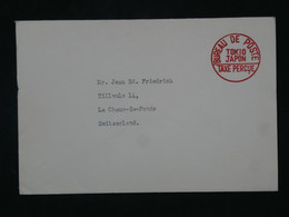 W18 JAPON BELLE  LETTRE    1960 TOKIO POUR LA CHAUD SUISSE ++ +AFFRANCH. PLAISANT - Storia Postale