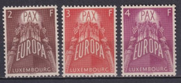 1957 - EUROPA / CEPT - LUXEMBOURG - YVERT N°531/533 ** MNH - COTE YVERT = 155 EUR. - 1957