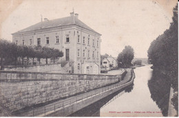 PORT SUR SAONE HOTEL DE VILLE ET CANAL   REF VEZ 77876 - Port-sur-Saône