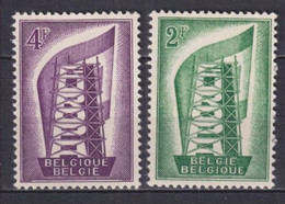 1956 - EUROPA / CEPT - BELGIQUE - YVERT N°994/995 ** MNH - COTE YVERT = 15 EUR. - 1956