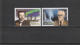 2022 Romania, Roumanie, Rumania - 75 Years Death Emil Racovita 2v., Polar Explorer, Biospeology, Ship Fram, Cave, MNH - Nuovi