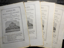 Annales Du Mont Saint Michel -  4 Numéros - Publiées Par Les RR.PP. Missionnaires - Année 1875 - B.E - - 1801-1900