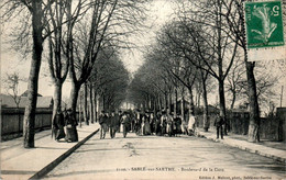 Sablé-sur-Sarthe Boulevard De La Gare Sarthe 72300 N°1110 Cpa Voyagée En 1912 En TB.Etat - Sable Sur Sarthe